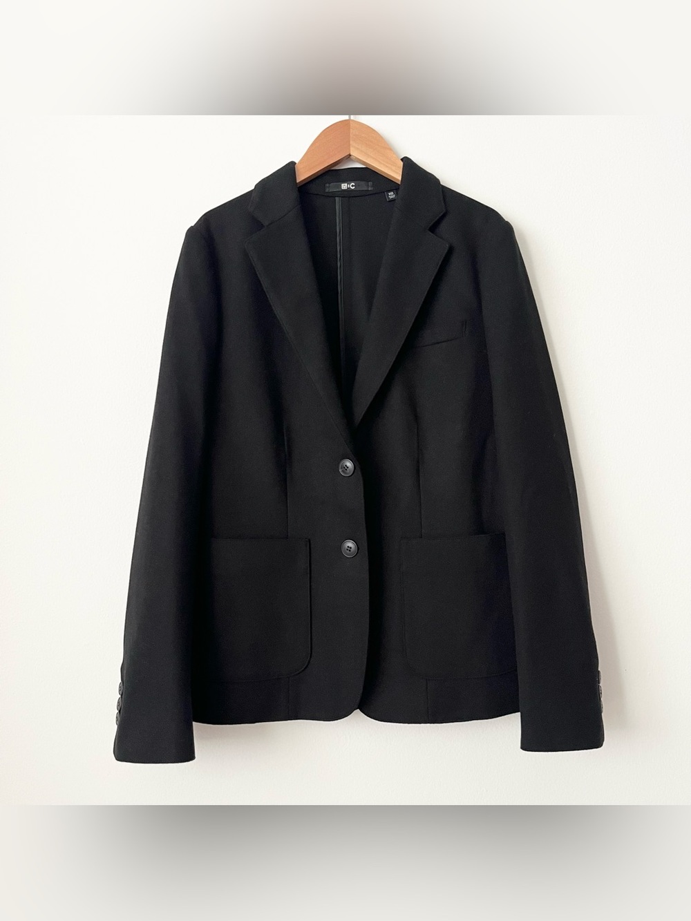 Uniqlo : C Women's Blazer Black XXS Tailored Classic Minimalist Capsule Wardrobe